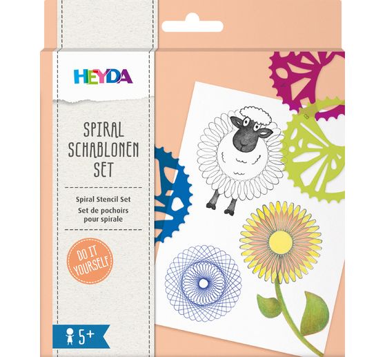 Zestaw szablonów spiralnych