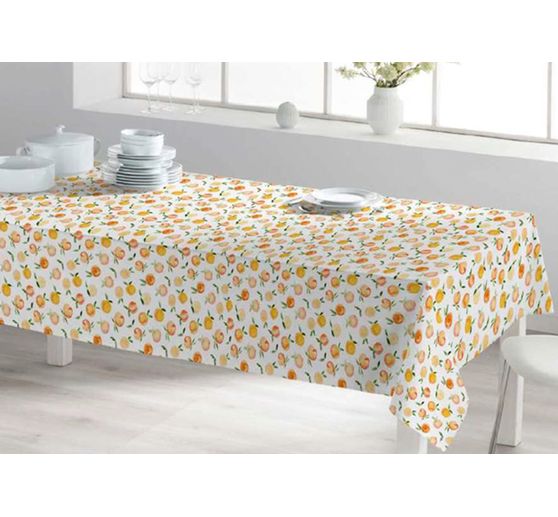 Cotton fabric "Oranges", acrylic coated