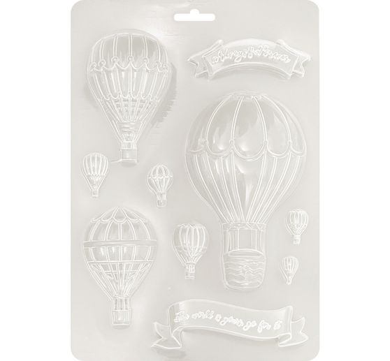 Soft modelling mould A5 "Timeless - Balloons"
