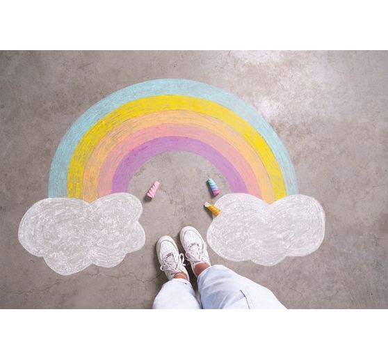 Road chalk "Unicorn"