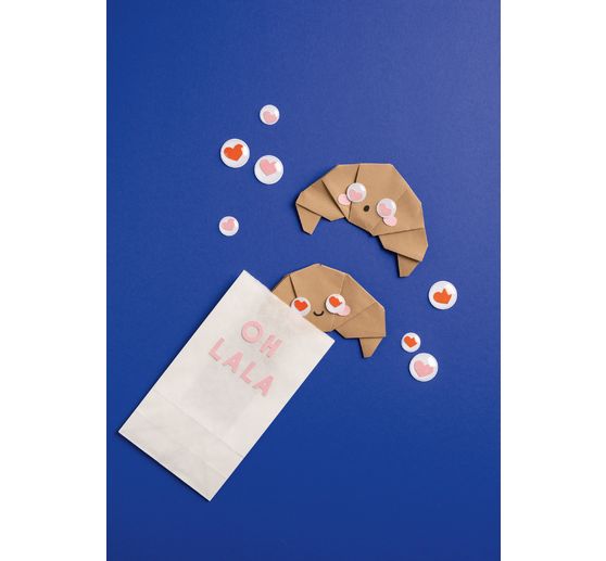 Wobbly eyes "Hearts", 30 mm, self-adhesive