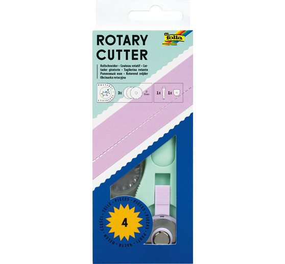 Rotary cutter, incl. spare blades