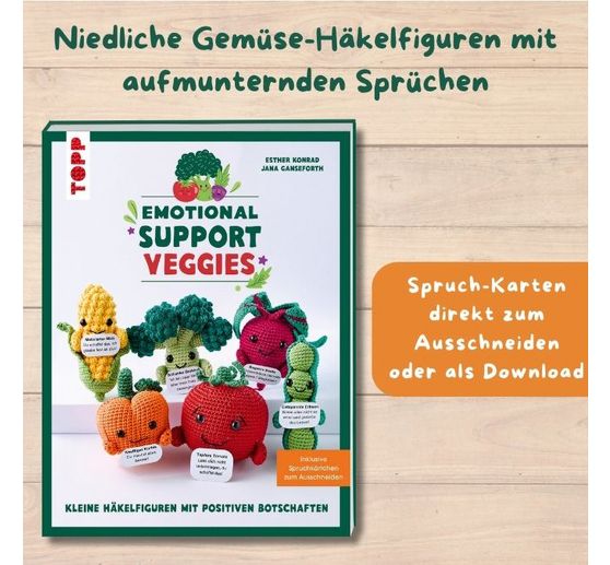 Książka "Emotional Support Veggies"