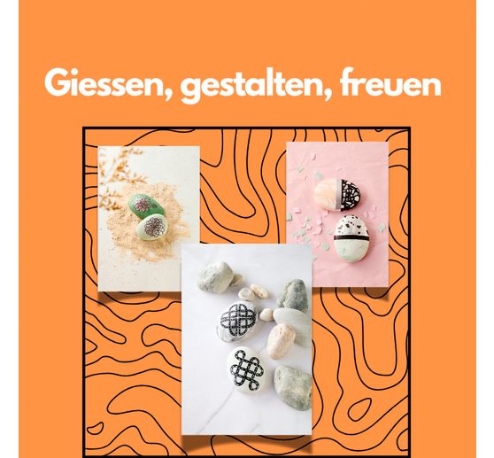 Zestaw kreatywny "Steine gießen"