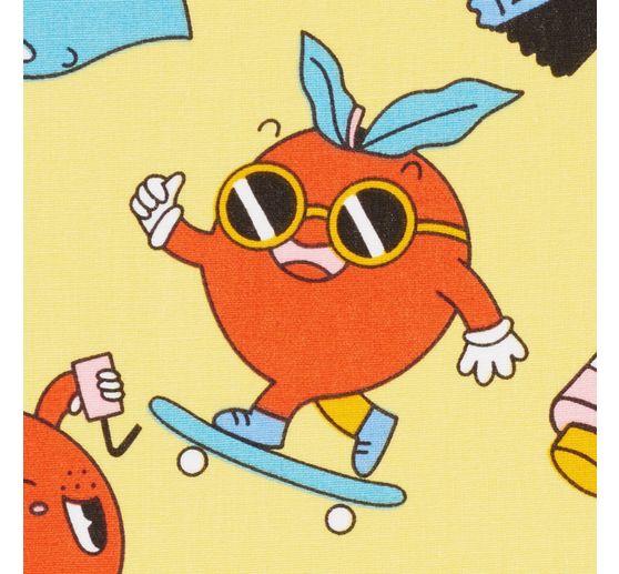 Tkanina bawełniana "Retro Friends