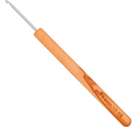 addi Crochet hook with olive wood handle