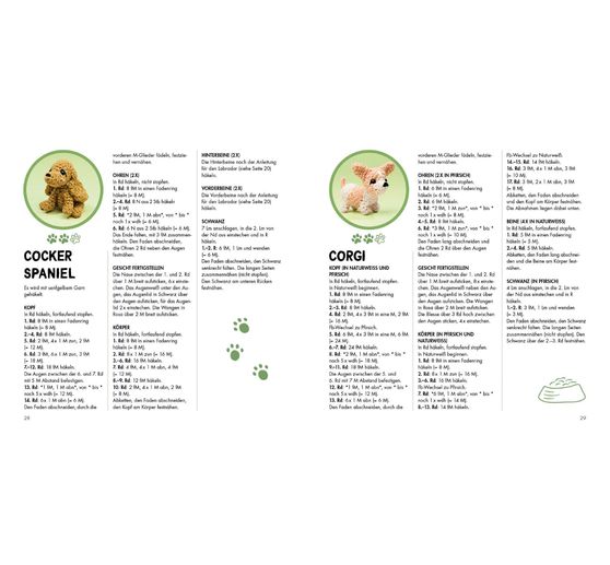 Książka "Mini-Amigurumis - Süße Hunde"