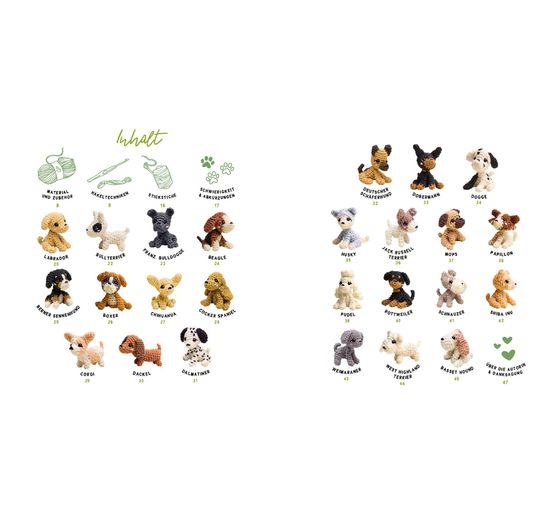 Książka "Mini-Amigurumis - Süße Hunde"