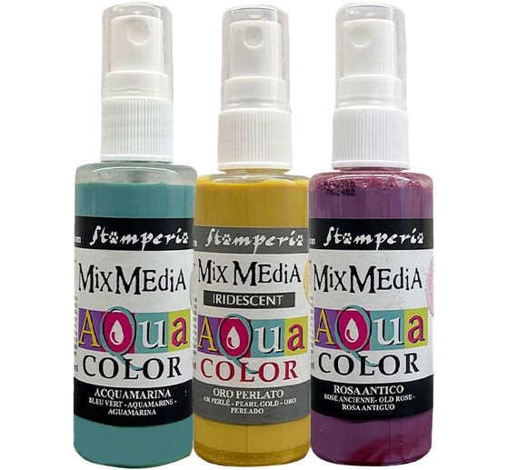 Stamperia Aquacolor "Wenecja", zestaw 3 sztuk