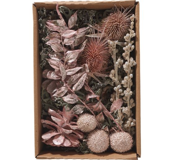 Dried flowers potpourri set "Pearl Pink"