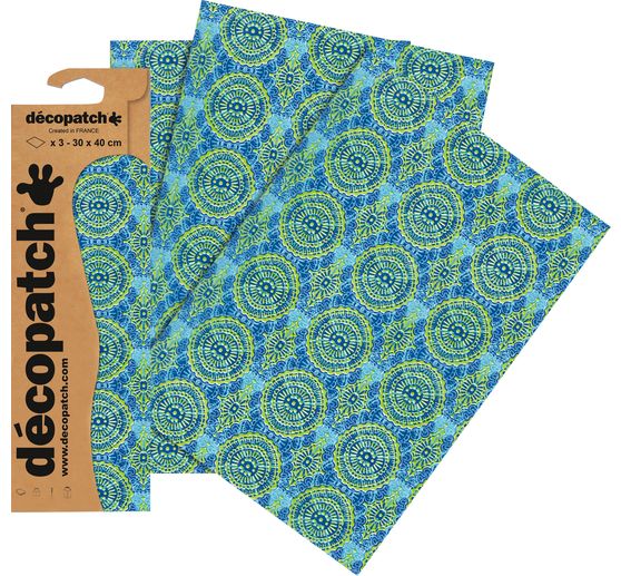 Papier decoupage "Mandala Blue"