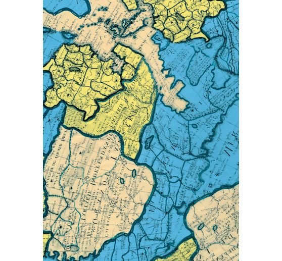 Papier decoupage "Mapa świata"