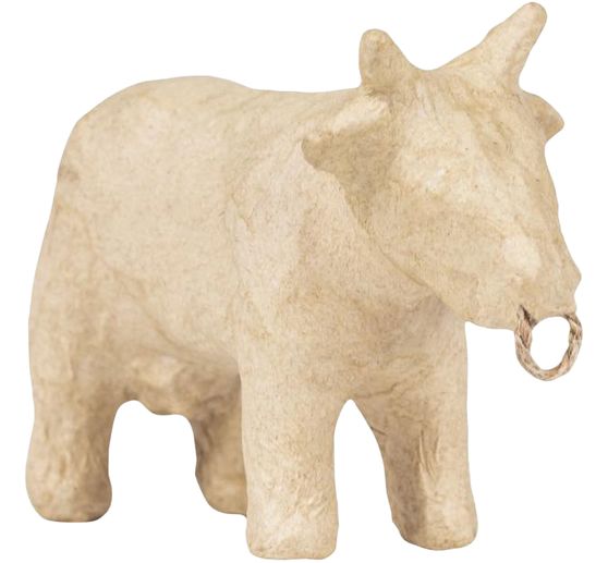 Krowa, papier mâché