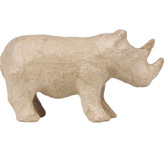 Rhinoceros, paper mache