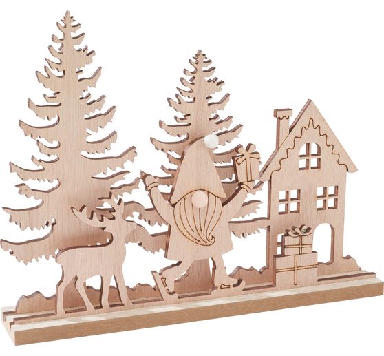 Drewniany model do składania VBS " "Świąteczne elfy"