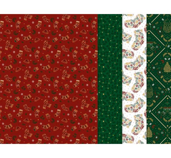 Décopatch Pocket Hot-Foil Collection Mix and Patch "Vintage Christmas".