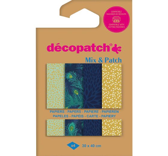 Décopatch Pocket Hot-Foil Collection Mix and Patch "Złoty paw"