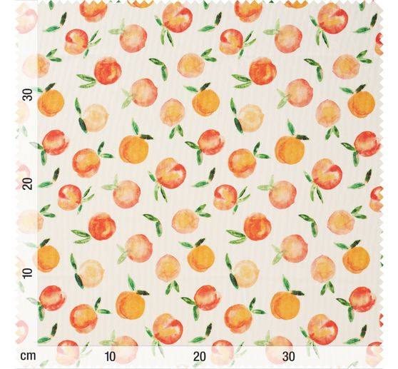 Cotton fabric "Oranges", acrylic coated