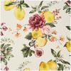 Tkanina bawełniana "Cytryna i r&oacute;że