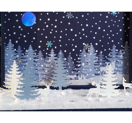 Zestaw papierowy "Zimowa magia