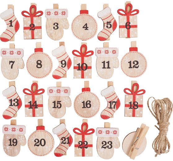 Cyfry adwentowe VBS "Prezent"