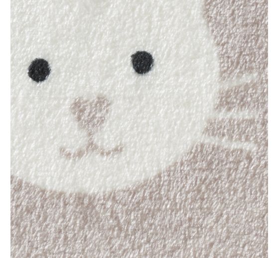 Double fleece fabric "Cat"