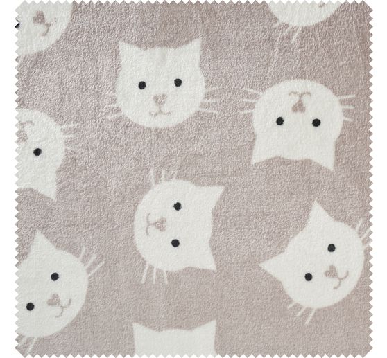 Double fleece fabric "Cat"
