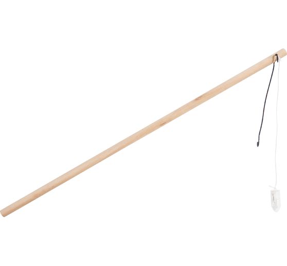 VBS Wooden lantern stick with LED light