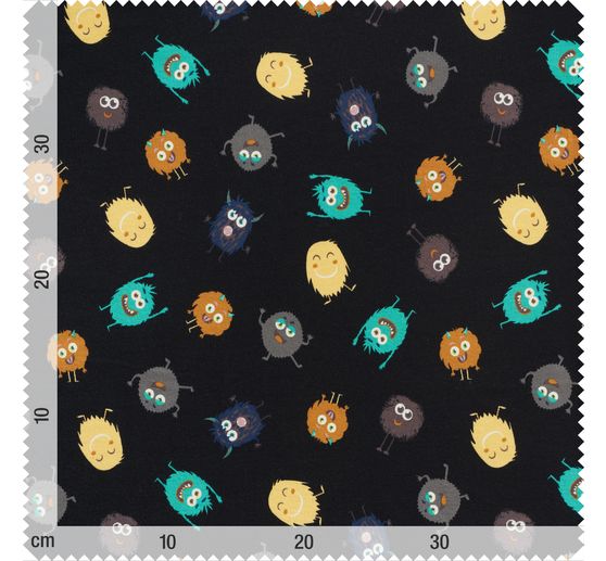 Materiał dresowy "Funny Monsters