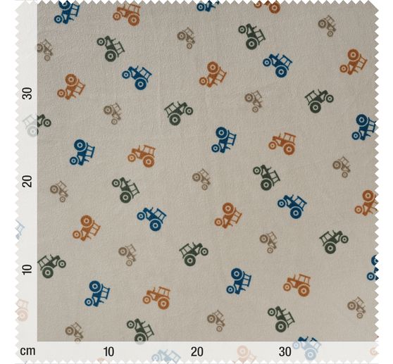 Polyester jersey chilly print "Tractor"