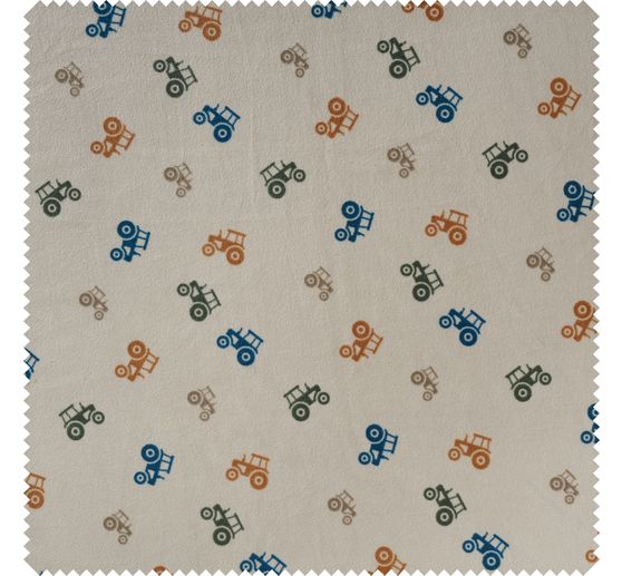 Polyester jersey chilly print "Tractor"