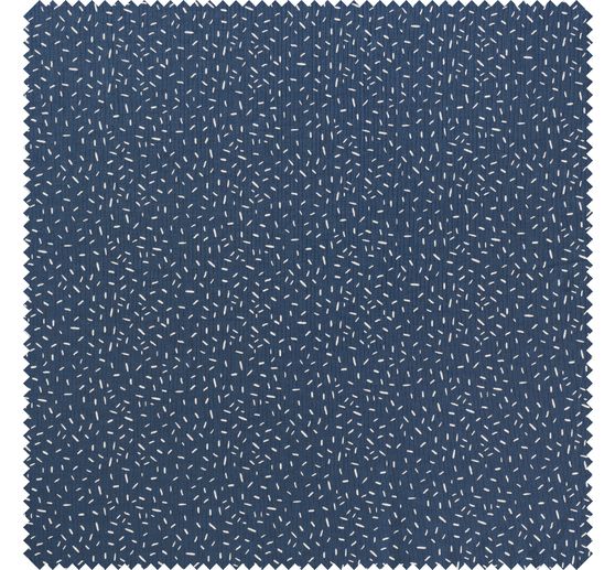 Jersey fabric "Confetti stripes denim blue"