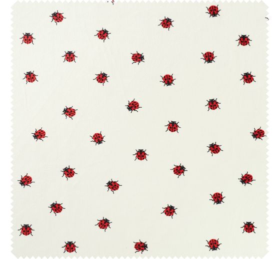 Polyester jersey chilly print "Ladybird"