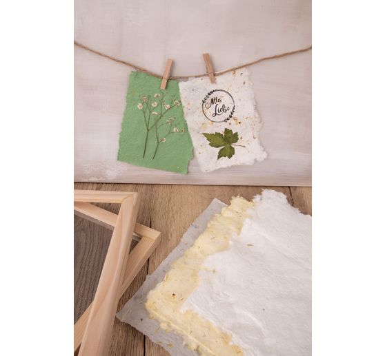 Papierowa ramka czerpakowa, 2-częściowa