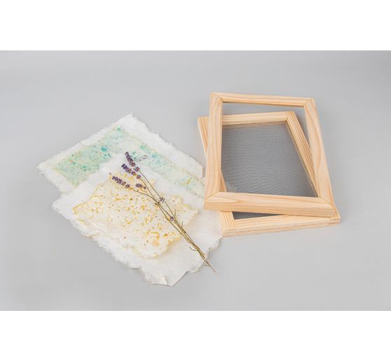 Papierowa ramka czerpakowa, 2-częściowa