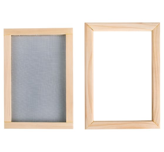 Papierowa ramka czerpakowa, 2-częściowa