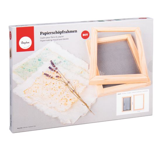 Papierowa ramka czerpakowa, 2-częściowa