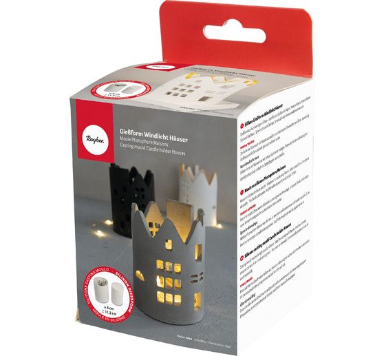 Silicone casting mould "Wind light houses"