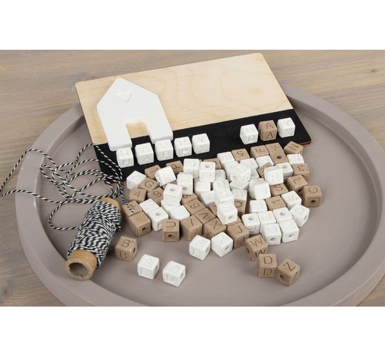 Silikonowa forma do odlewania "Koraliki - litery i cyfry"