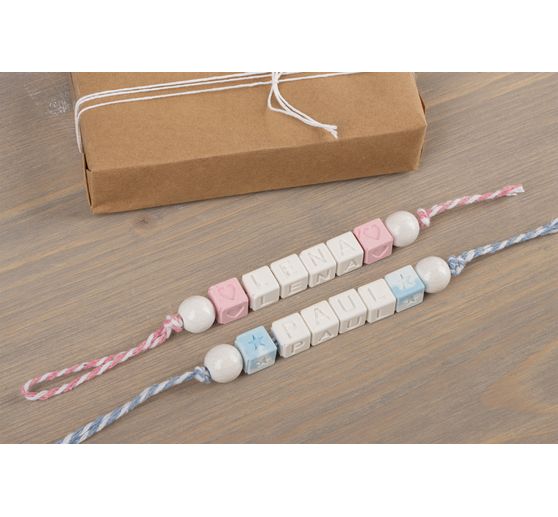 Silikonowa forma do odlewania "Koraliki - litery i cyfry"