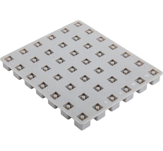 Silikonowa forma do odlewania "Koraliki - litery i cyfry"