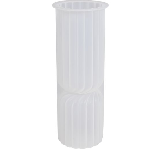 Silikonowa forma do świec "Skręcona świeca karbowana"