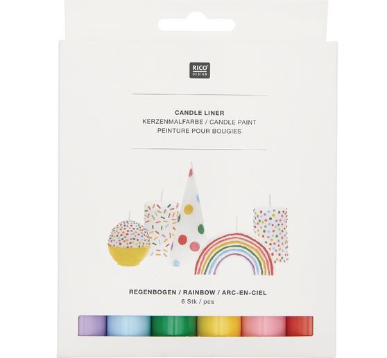 Candle Liner Set "Rainbow"