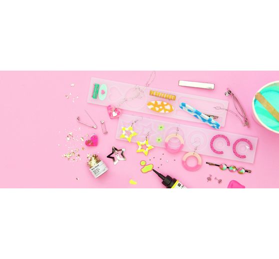 Silicone mould for jewellery "Earrings"