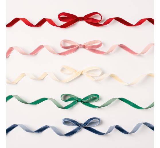 Klasyczne aksamitne wstążki