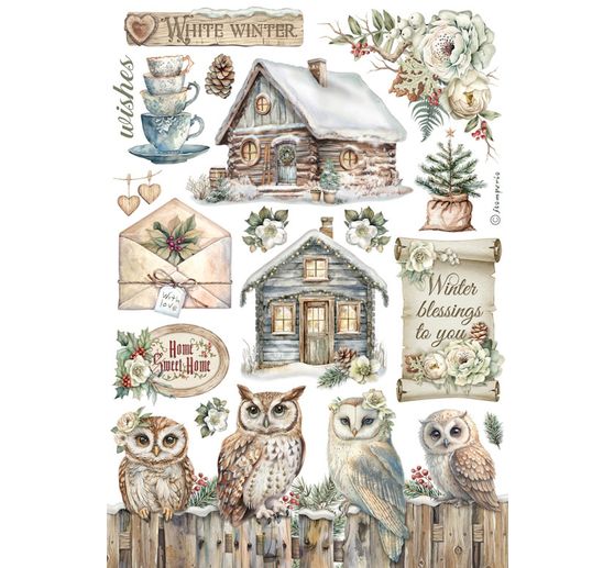 Washi Pad "Dom sowy"