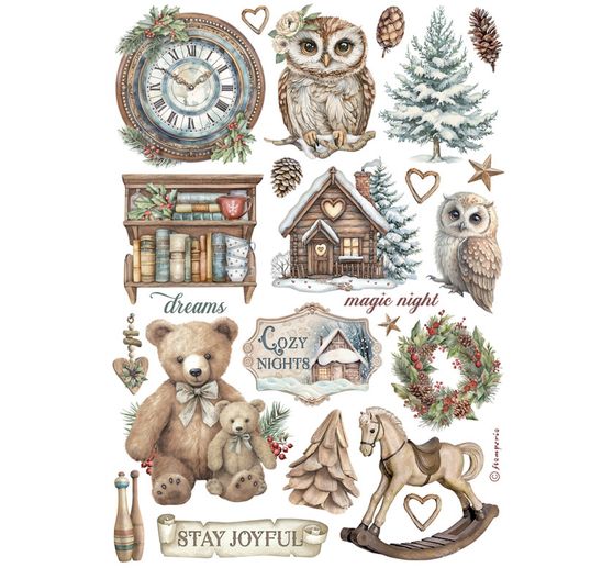 Washi Pad "Dom sowy"