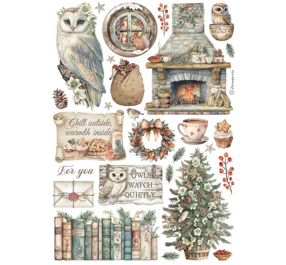 Washi Pad "Dom sowy"