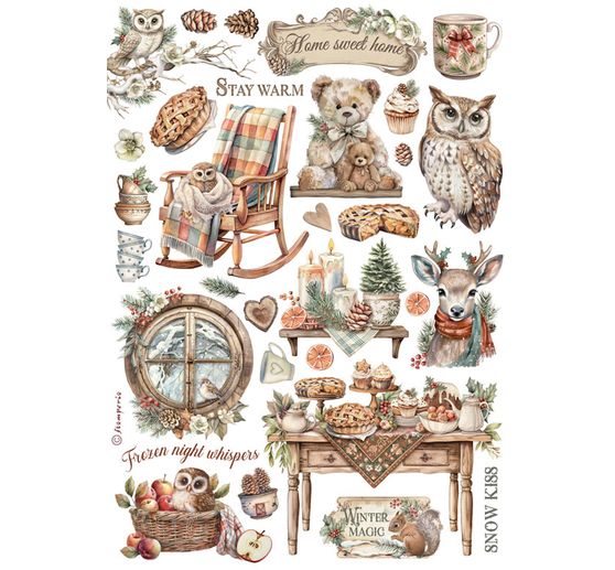 Washi Pad "Dom sowy"