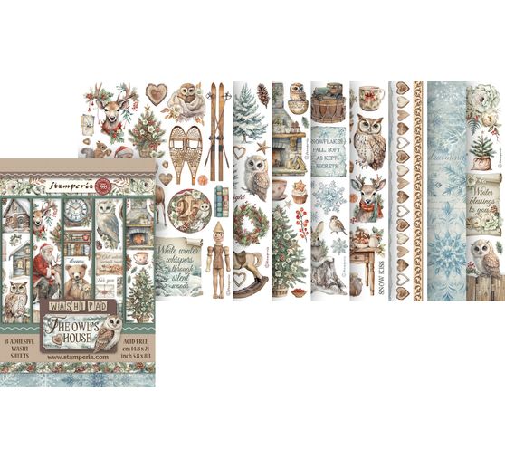 Washi Pad "Dom sowy"